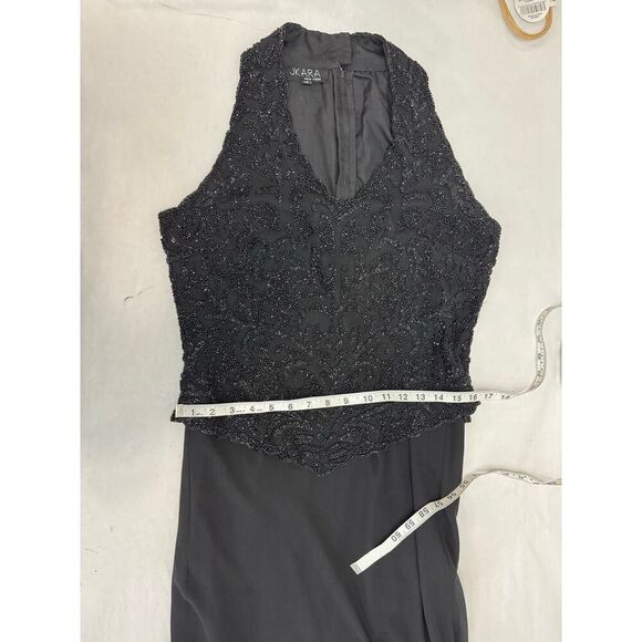 Jkara Beaded Gown Floor Length Mother-of-the-Bride Dress - Women's Size 12 - Picture 6 of 11